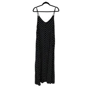 Leading Star Sundress Black & White Woman’s Maxi Dress Sz M